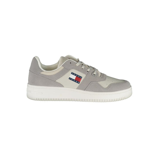 Tommy Hilfiger Gray Polyester Sneaker Tommy Hilfiger Gray