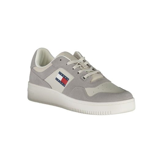 Tommy Hilfiger Gray Polyester Sneaker Tommy Hilfiger Dark Gray
