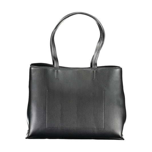 Calvin Klein Black Polyester Handbag Calvin Klein Dark Slate Gray
