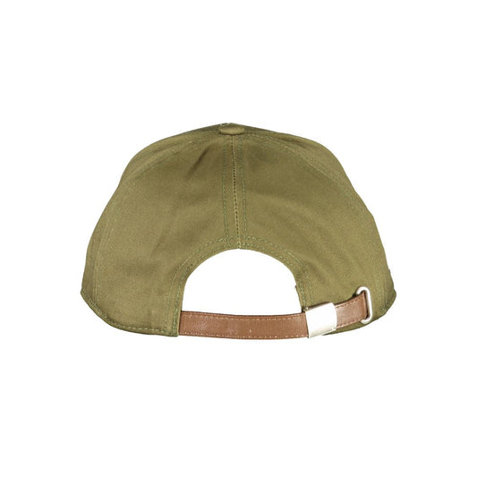 La Martina Green Cotton Men Cap La Martina Dim Gray