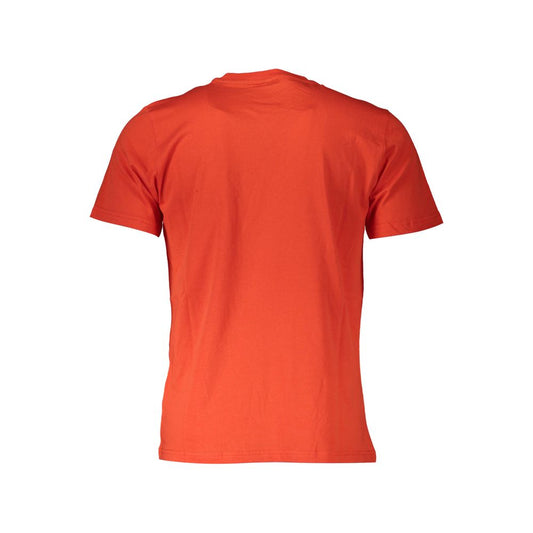 North Sails Red Cotton Men T-Shirt North Sails Chocolate