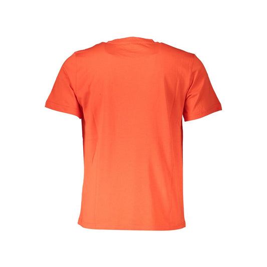 North Sails Red Cotton Men T-Shirt North Sails Tomato