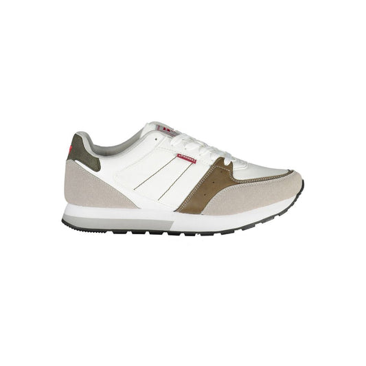 Carrera White Eco Leather Men Sneaker Carrera Light Gray