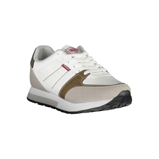 Carrera White Eco Leather Men Sneaker Carrera Light Gray