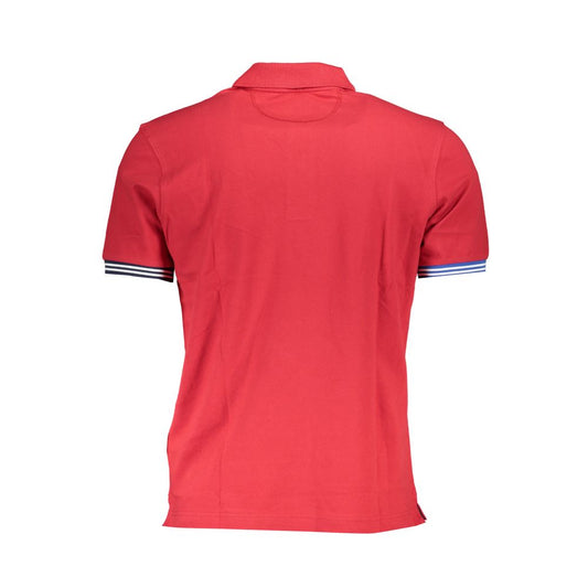 La Martina Sophisticated Short Sleeved Polo: Regal Touch La Martina Tomato