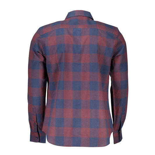 North Sails Red Cotton Men Shirt North Sails Dim Gray
