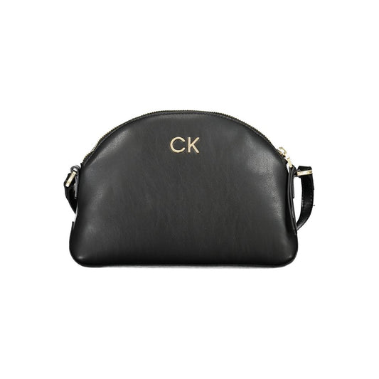 Calvin Klein Black Polyester Handbag Calvin Klein Dark Slate Gray