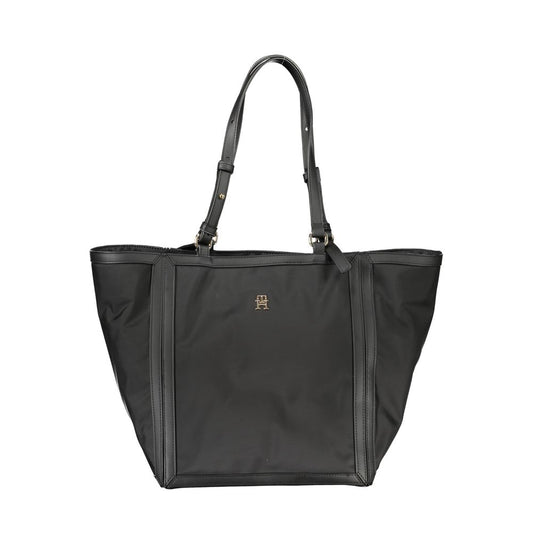 Tommy Hilfiger Black Polyester Handbag TO-26103