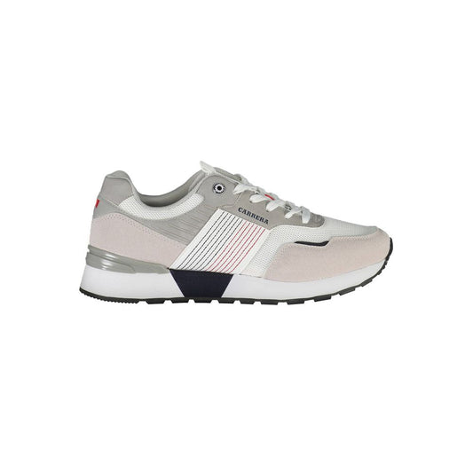 Carrera Sleek White Sneakers with Contrast Details Carrera Gray