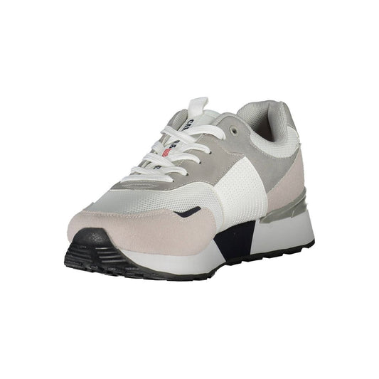 Carrera Sleek White Sneakers with Contrast Details Carrera Gray