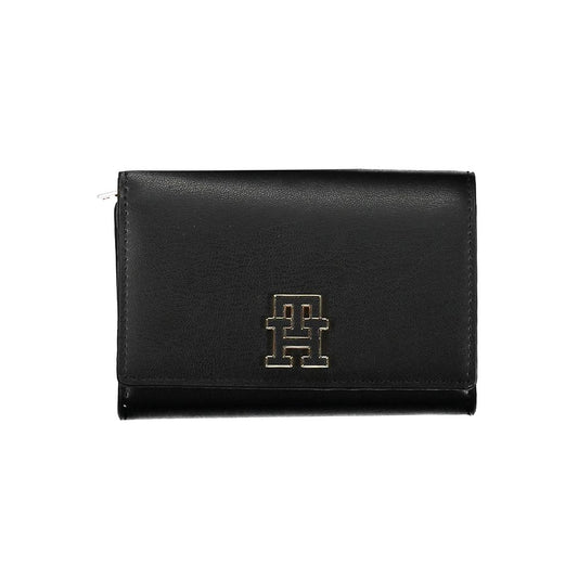 Tommy Hilfiger Black Polyethylene Women Wallet Tommy Hilfiger Dark Slate Gray