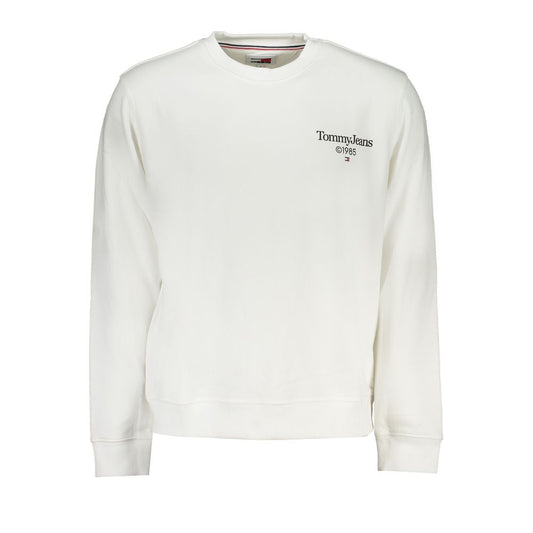 Tommy Hilfiger White Cotton Sweater Tommy Hilfiger Beige