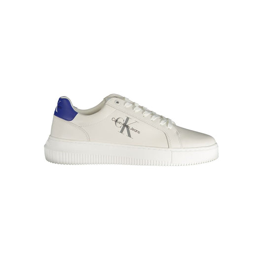 Calvin Klein White Polyester Sneaker Calvin Klein Light Gray