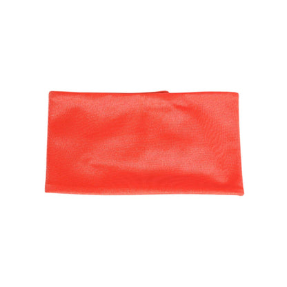 Dolce & Gabbana Orange Nylon Stretch Women Neck Warmer Scarf