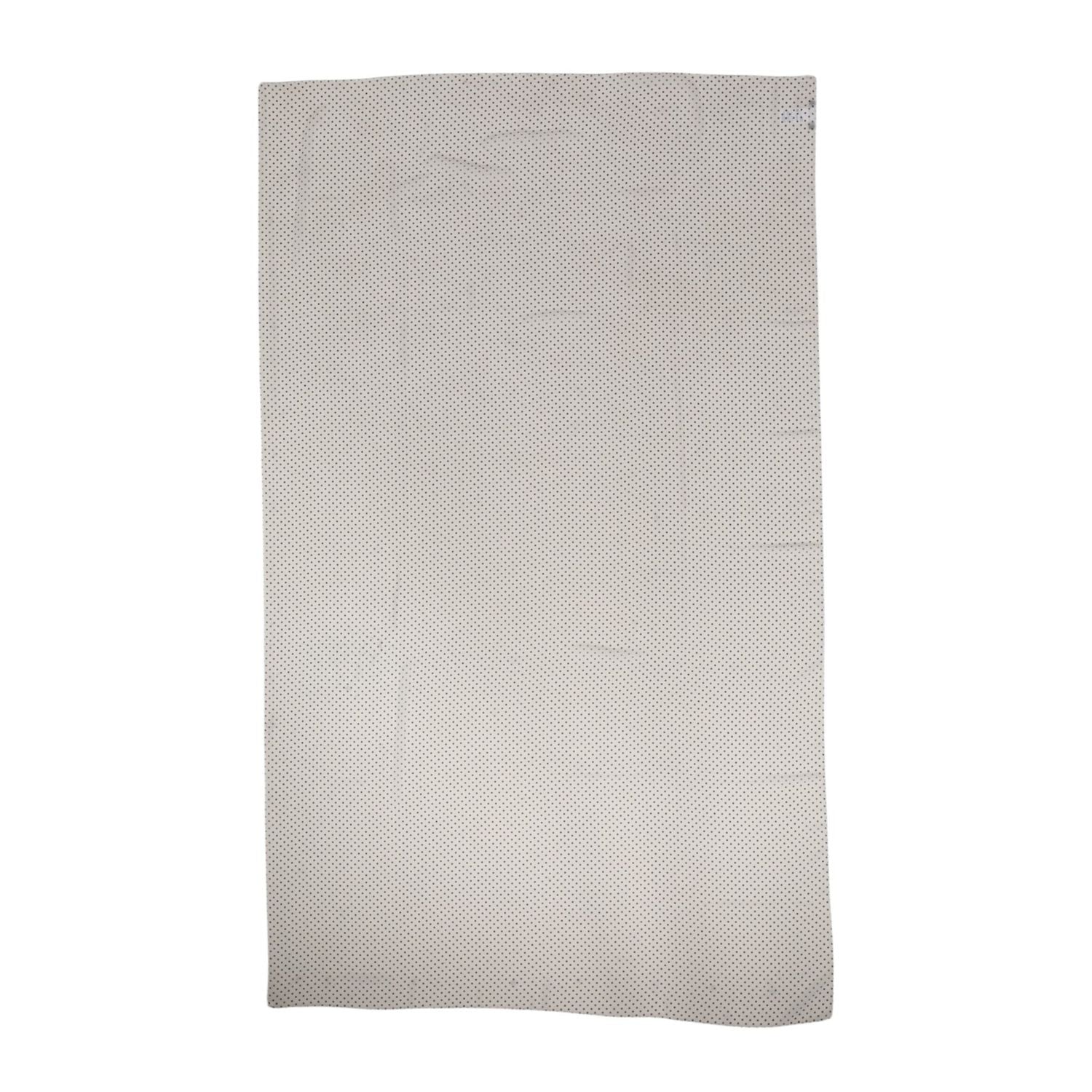 Dolce & Gabbana White Polka Dots Polyester Wrap Shawl Scarf