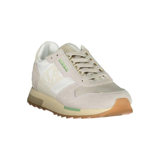 Napapijri White Polyethylene Men Sneaker Napapijri Gray