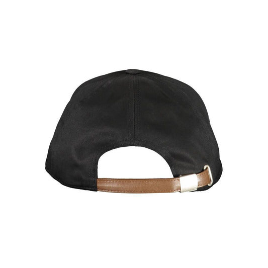 La Martina Black Cotton Men Cap La Martina Dark Slate Gray