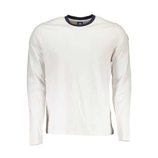 North Sails White Cotton Men TShirt North Sails Beige