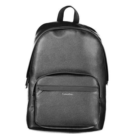 Calvin Klein Black Polyester Backpack Calvin Klein Dim Gray