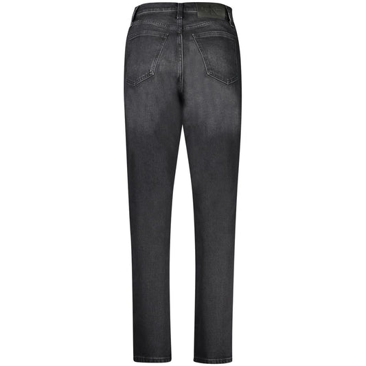 Calvin Klein Black Cotton Women Jeans Calvin Klein Dark Slate Gray