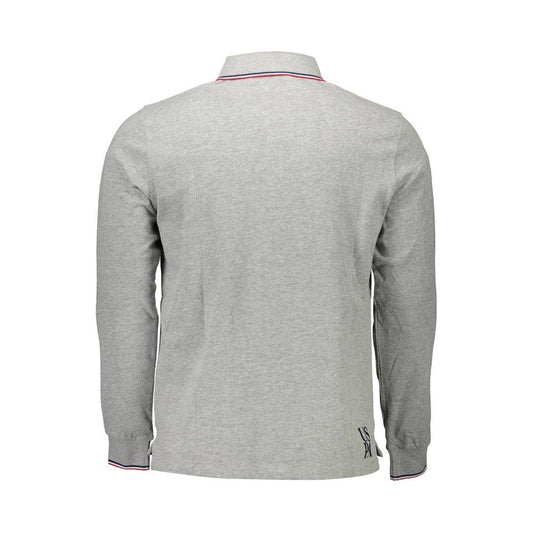U.S. POLO ASSN. Gray Cotton Men Polo Shirt U.S. POLO ASSN. Dark Gray