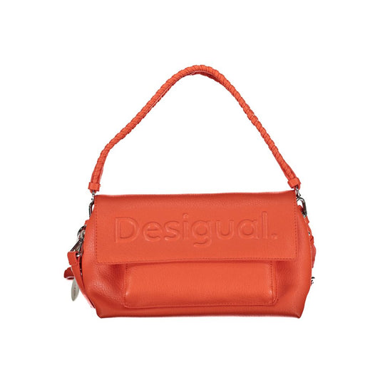 Desigual Pink Polyethylene Handbag Desigual Chocolate
