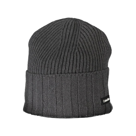 Calvin Klein Elegant Contrast Detail Gray Hat Calvin Klein Dark Slate Gray