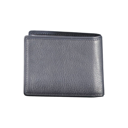 Tommy Hilfiger Blue Leather Wallet Tommy Hilfiger Dim Gray