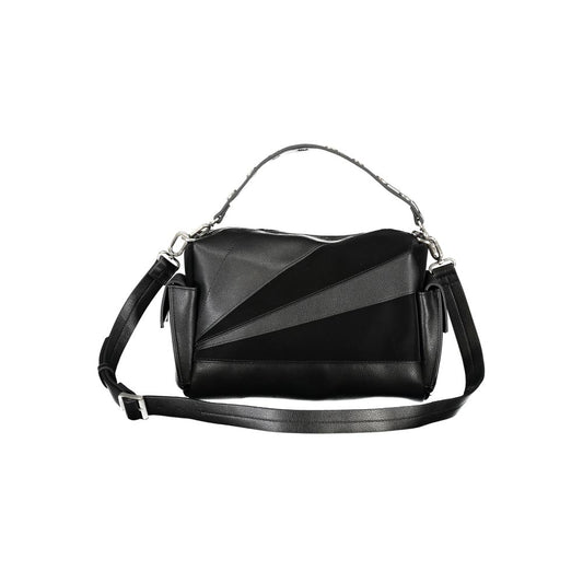 Desigual Black Polyethylene Handbag Desigual Dark Slate Gray