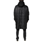 Dolce & Gabbana Black Hooded Parka Coat Winter Jacket JKT4194-58