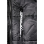Dolce & Gabbana Black Hooded Parka Coat Winter Jacket JKT4194-58