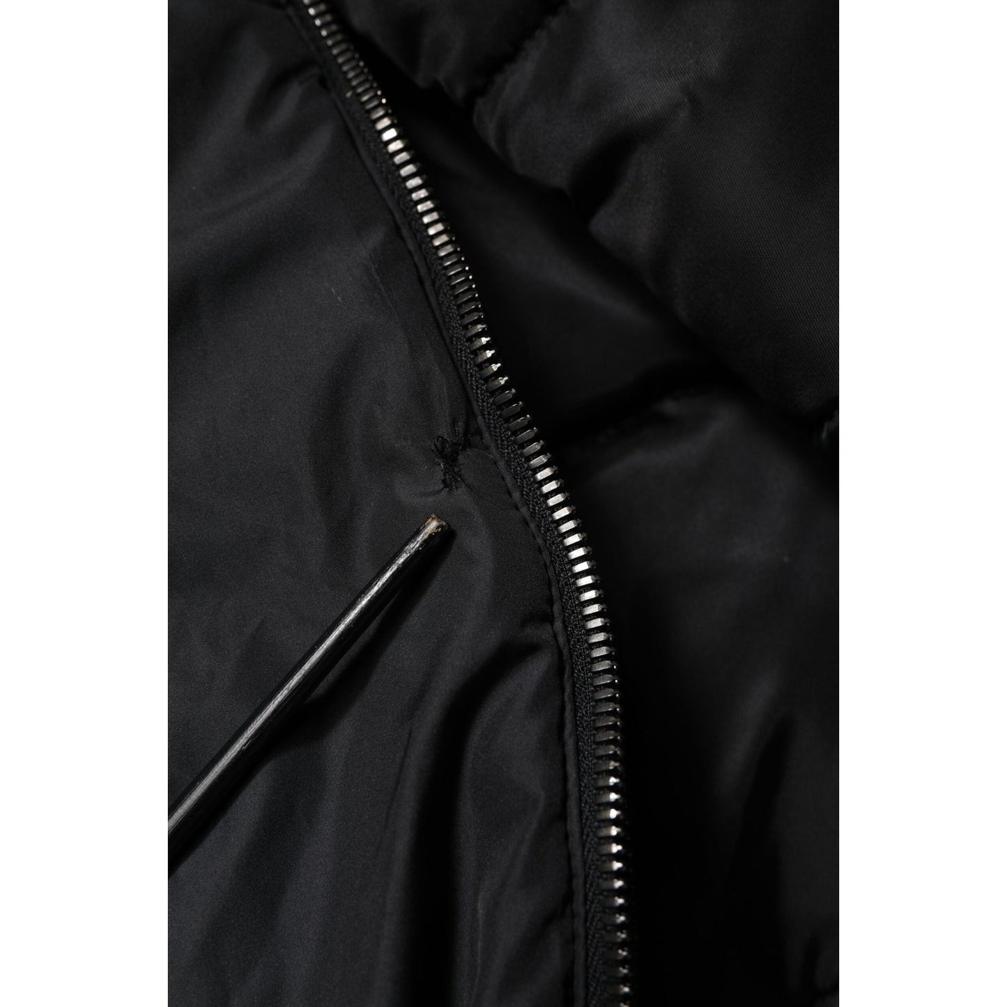 Dolce & Gabbana Black Hooded Parka Coat Winter Jacket JKT4194-58