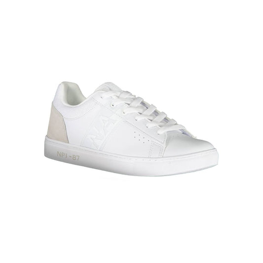 Napapijri Elegant White Sneakers with Contrasting Details Napapijri Lavender