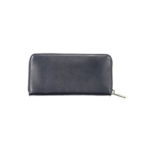 Tommy Hilfiger Blue Leather Women Wallet Tommy Hilfiger Dark Slate Gray