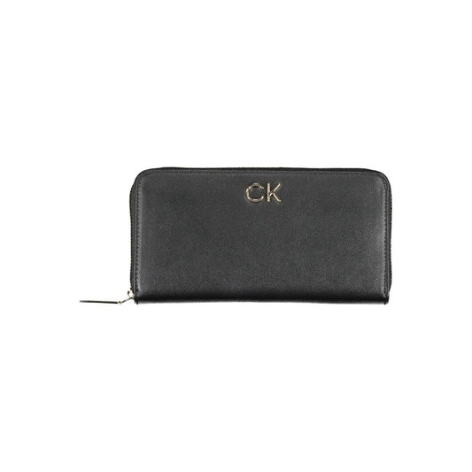 Calvin Klein Black Polyethylene Women Wallet Calvin Klein Dark Slate Gray