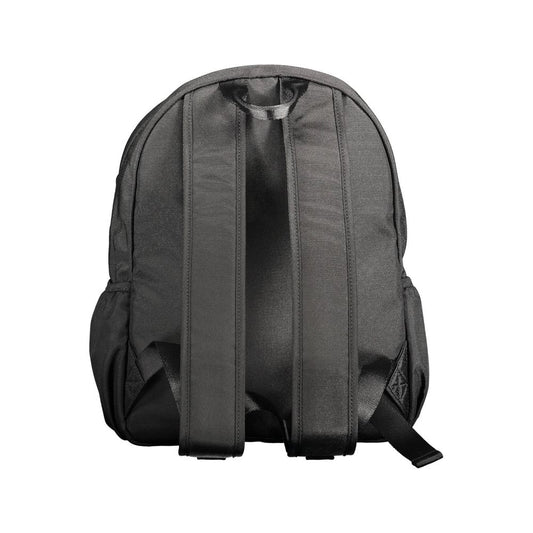 Tommy Hilfiger Black Polyester Men Backpack Tommy Hilfiger Dark Slate Gray