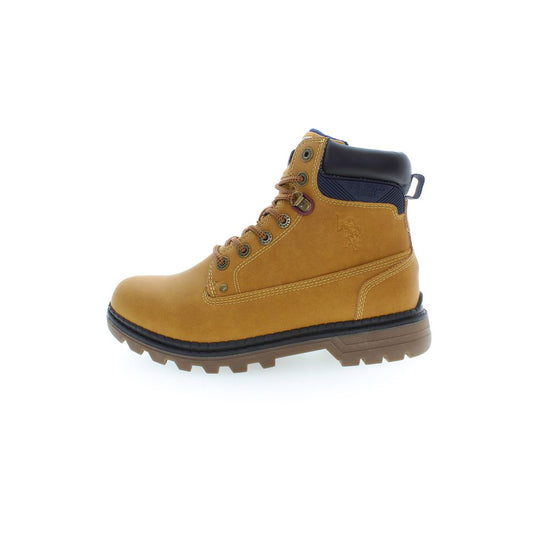 U.S. POLO ASSN. Beige Polyester Men Boot U.S. POLO ASSN. Sienna