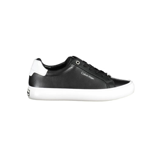 Calvin Klein Black Leather Women Sneaker Calvin Klein Lavender