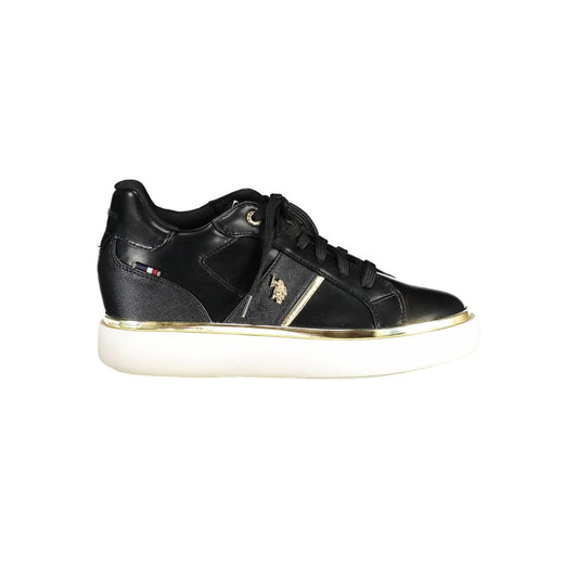 U.S. POLO ASSN. Black Polyester Women Sneaker U.S. POLO ASSN. Beige