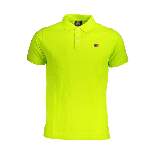 Norway 1963 Yellow Cotton Polo Shirt Norway 1963 Green Yellow