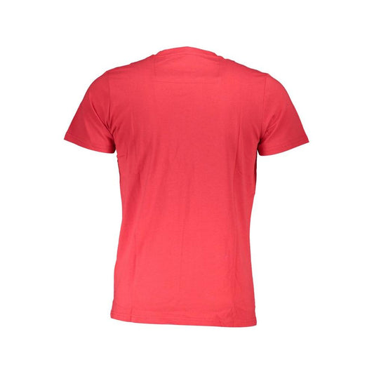 Cavalli Class Red Cotton T-Shirt Cavalli Class Tomato