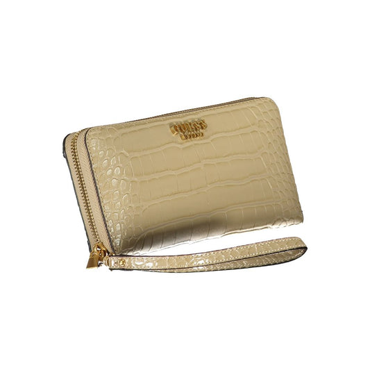 Guess Jeans Chic Beige Multi-Compartment Wallet Guess Jeans Rosy Brown