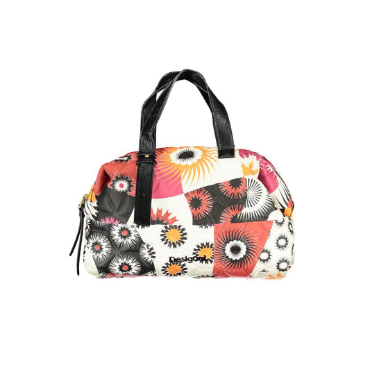 Desigual Black Polyethylene Handbag Desigual Light Gray