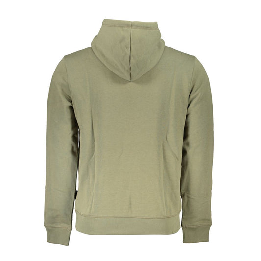 Napapijri Green Cotton Men Sweater Napapijri Rosy Brown