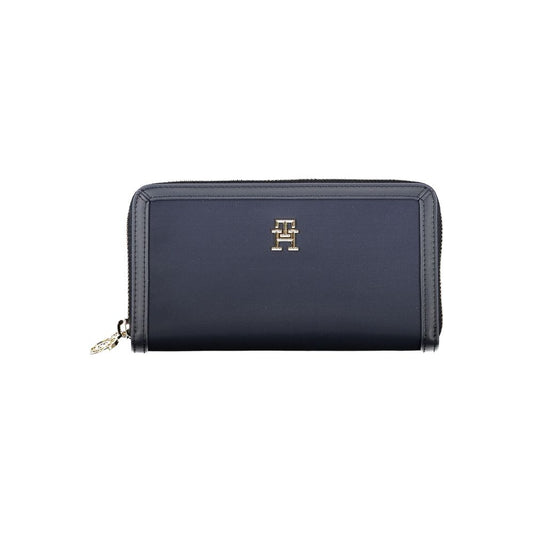 Tommy Hilfiger Chic Sustainable Blue Wallet with Secure Zip Tommy Hilfiger Dark Slate Gray