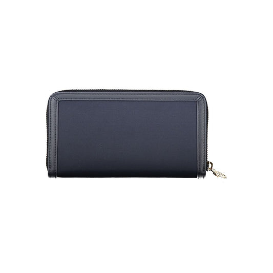 Tommy Hilfiger Chic Sustainable Blue Wallet with Secure Zip Tommy Hilfiger Dark Slate Gray