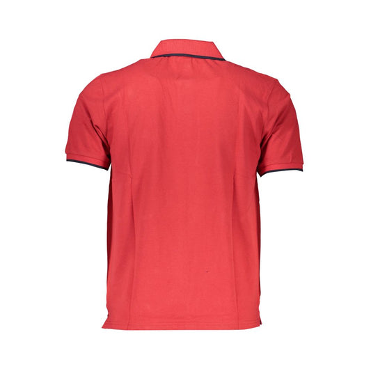 North Sails Red Cotton Polo Shirt North Sails Tomato