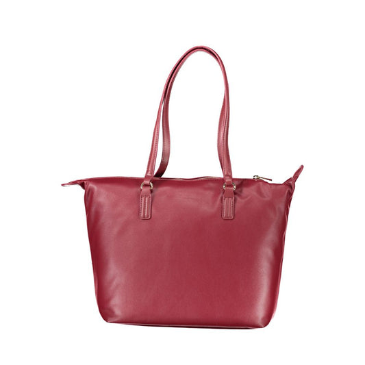 Tommy Hilfiger Pink Polyester Women Handbag Tommy Hilfiger Maroon