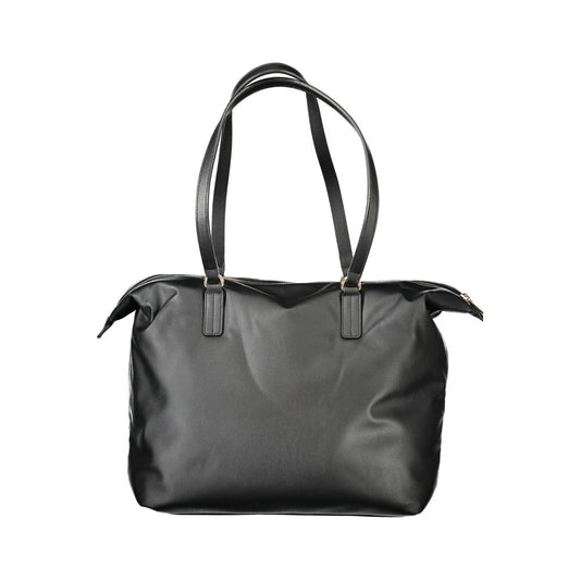 Tommy Hilfiger Black Polyester Women Handbag Tommy Hilfiger Dark Slate Gray