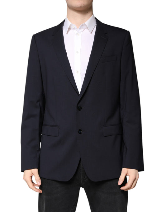 Dolce & Gabbana Black MARTINI Single Breasted Coat Blazer JKT41398-52